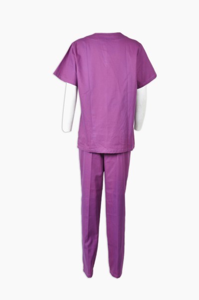 SKNU009 custom-made doctor's suit uniform order group clinic uniform center clinic uniform specialty shop HK shuteni clinic uniform price pet beauty pet clinic pet medical treatment side view